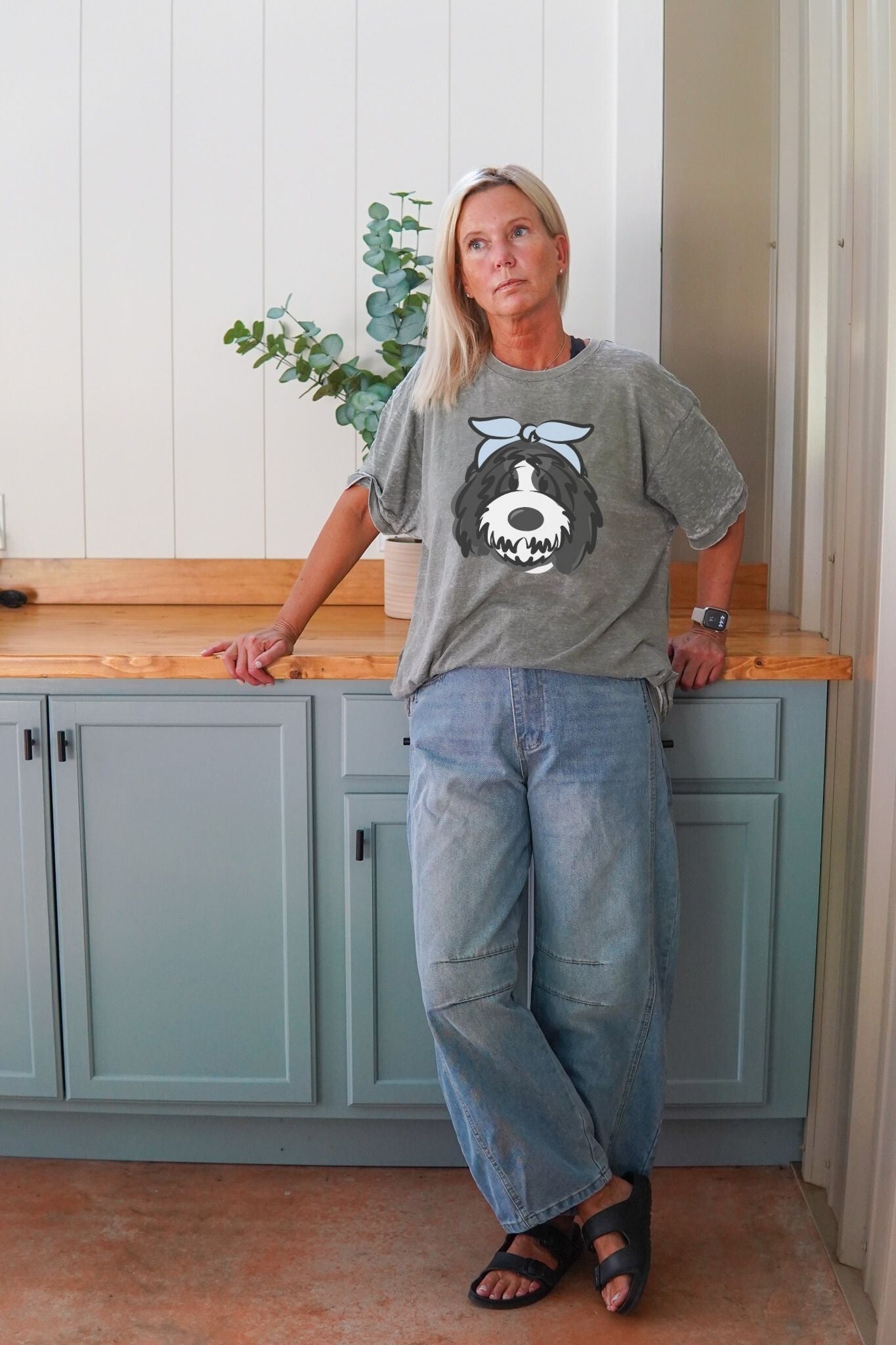 olive vintage doodle short sleeve t-shirt