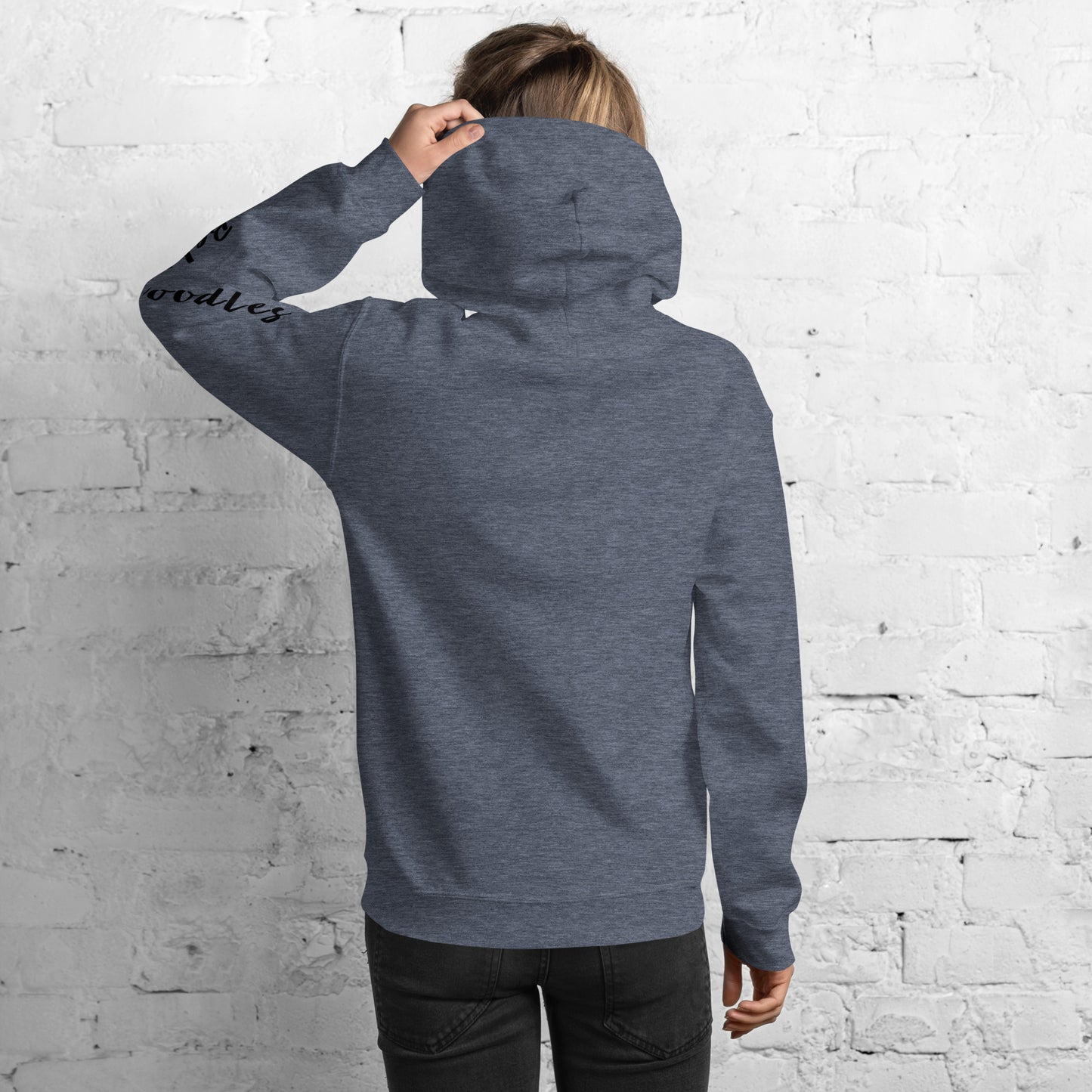 red belladoodle in sweater unisex hoodie