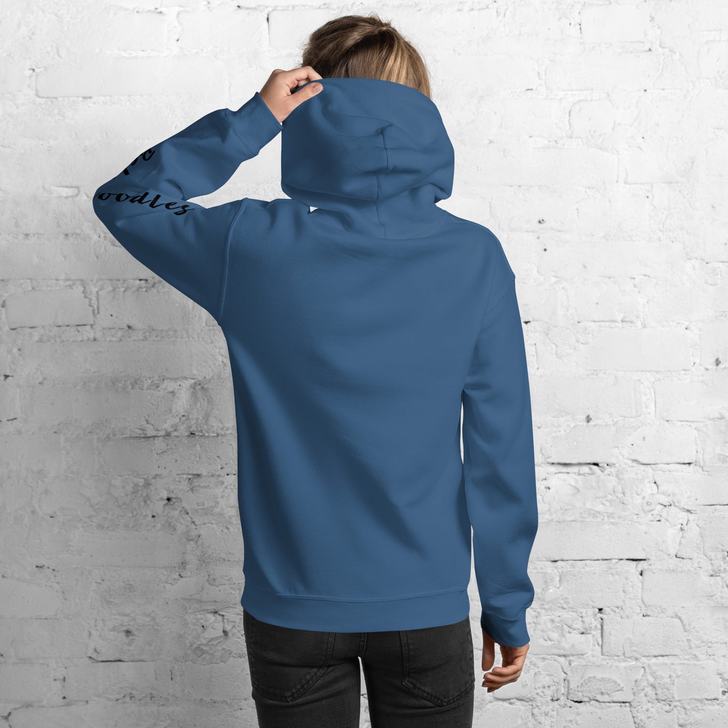 red belladoodle in sweater unisex hoodie
