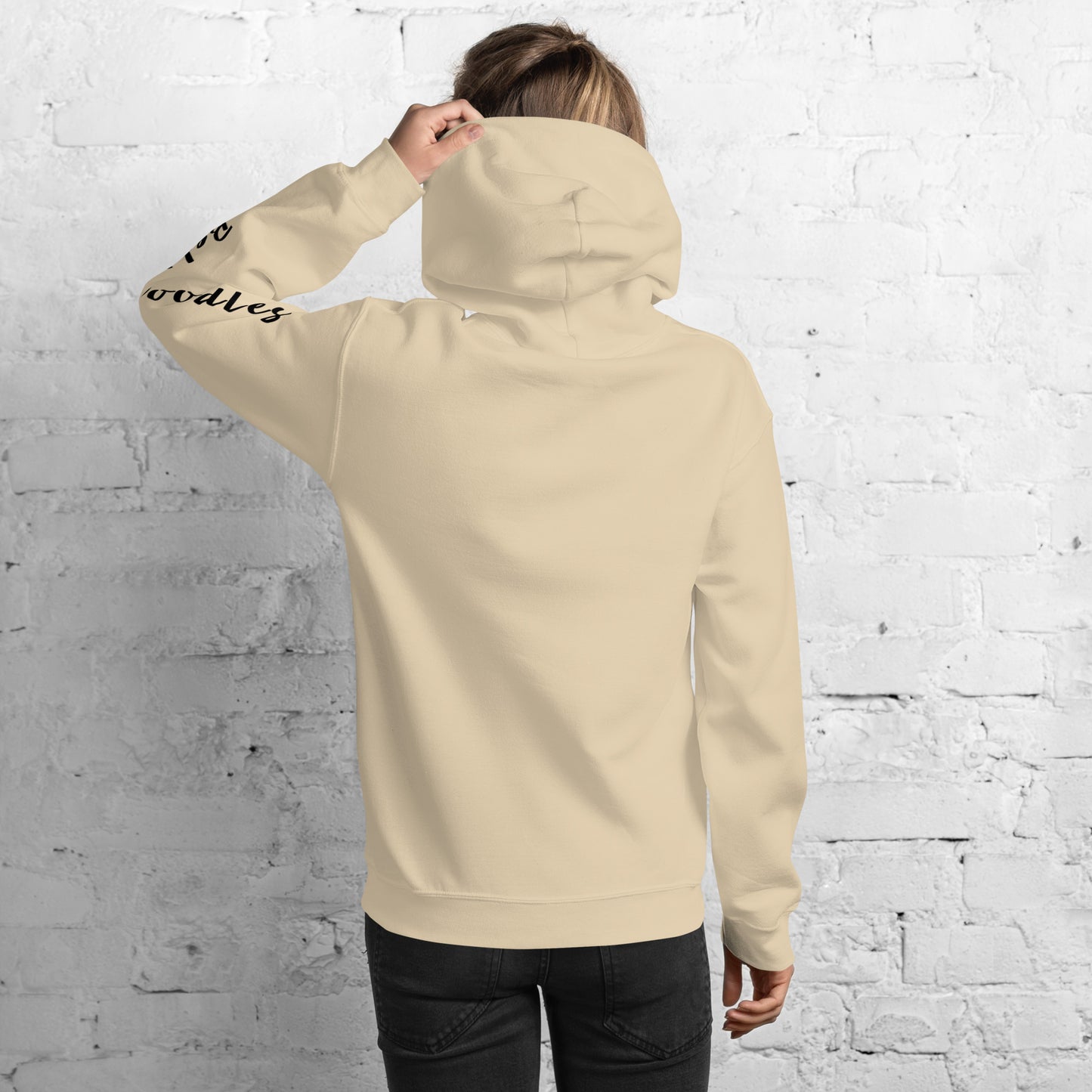 red belladoodle in sweater unisex hoodie