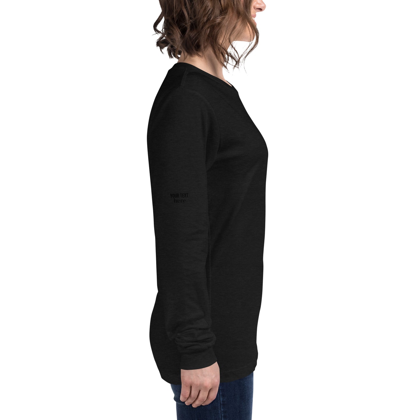 fun color belladoodle logo on unisex long sleeve shirt