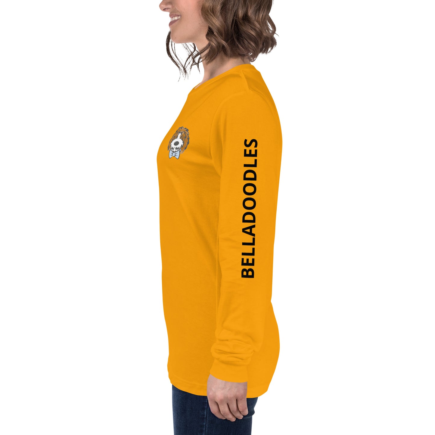 tuxedo bow tie unisex long sleeve tee