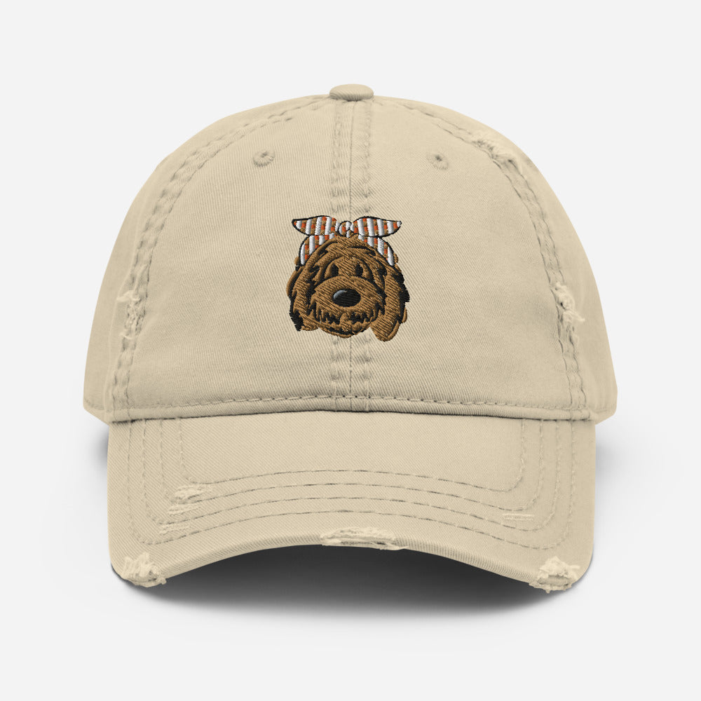 headband belladoodle distressed dad fall hat