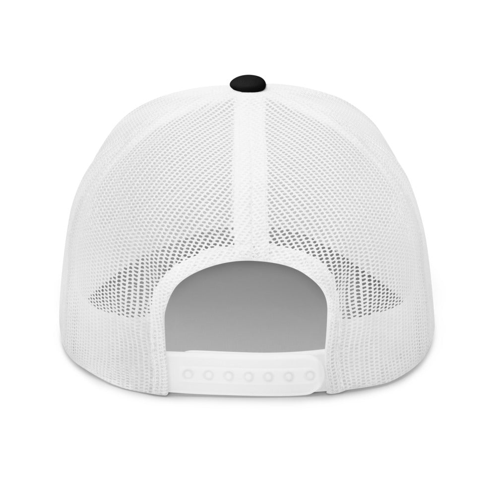 patriotic tuxedo doodle with headband trucker cap