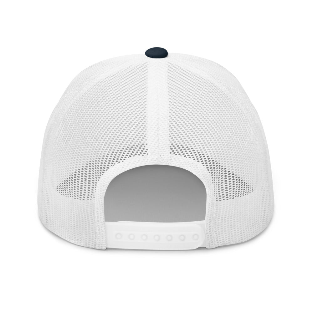 patriotic tuxedo doodle with headband trucker cap
