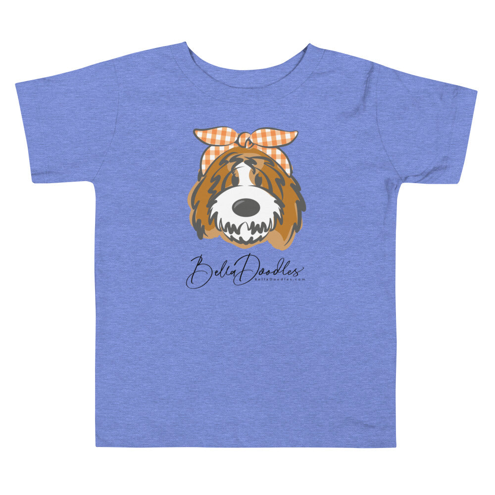 plaid headband tuxedo belladoodle fall toddler short sleeve tee