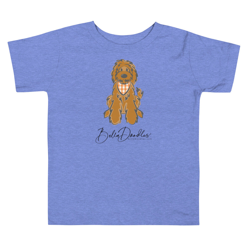 fall plaid bandana solid belladoodle fall toddler short sleeve tee
