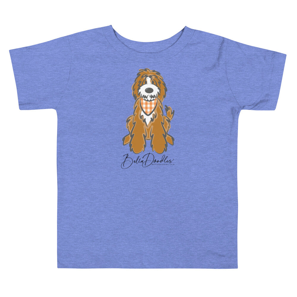 fall plaid bandana solid belladoodle fall toddler short sleeve tee