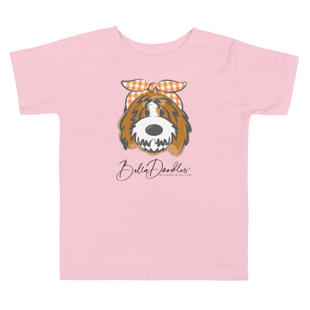 plaid headband tuxedo belladoodle fall toddler short sleeve tee