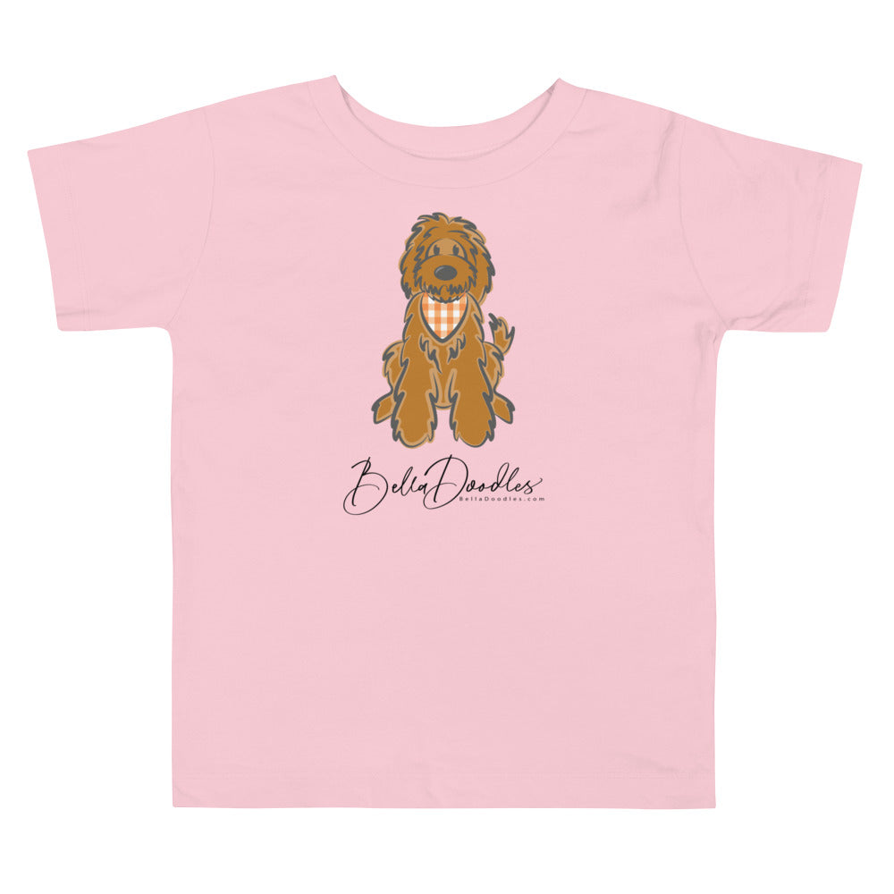 fall plaid bandana solid belladoodle fall toddler short sleeve tee