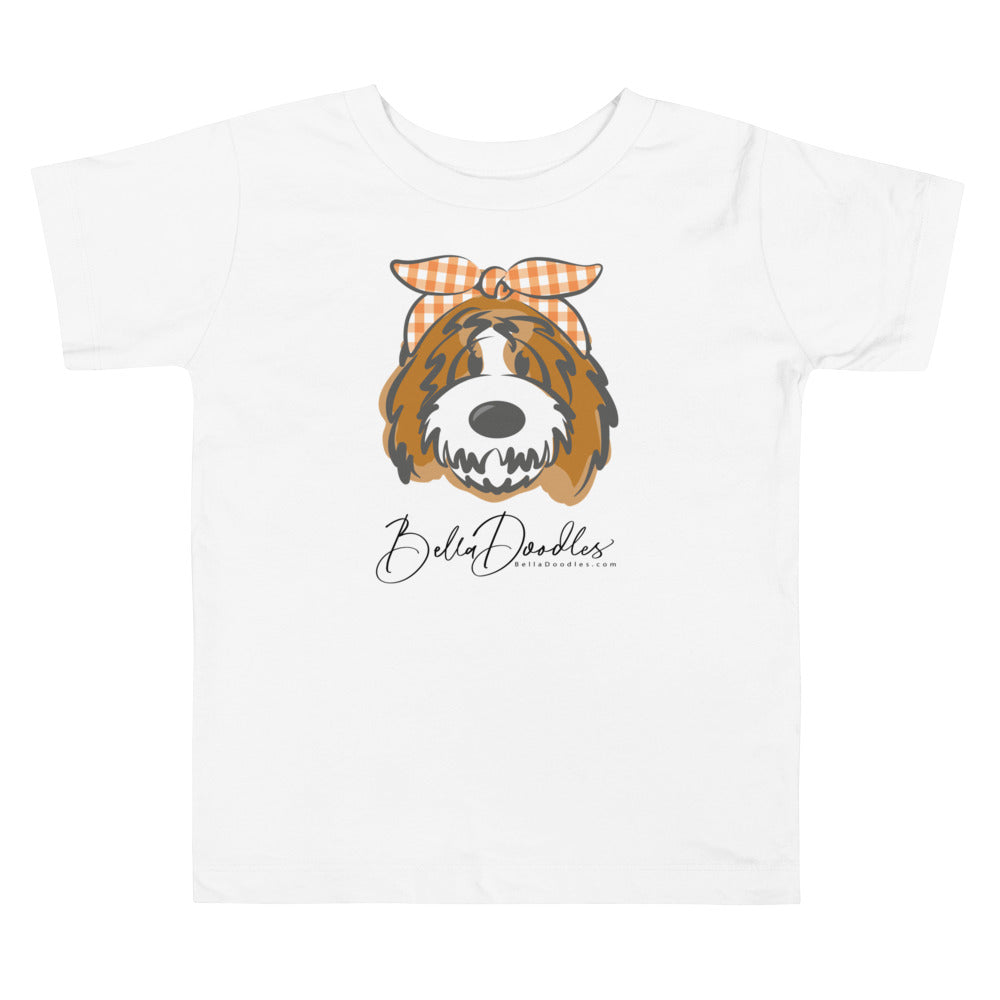 plaid headband tuxedo belladoodle fall toddler short sleeve tee