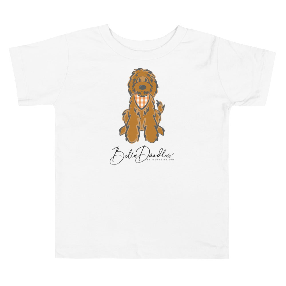 fall plaid bandana solid belladoodle fall toddler short sleeve tee