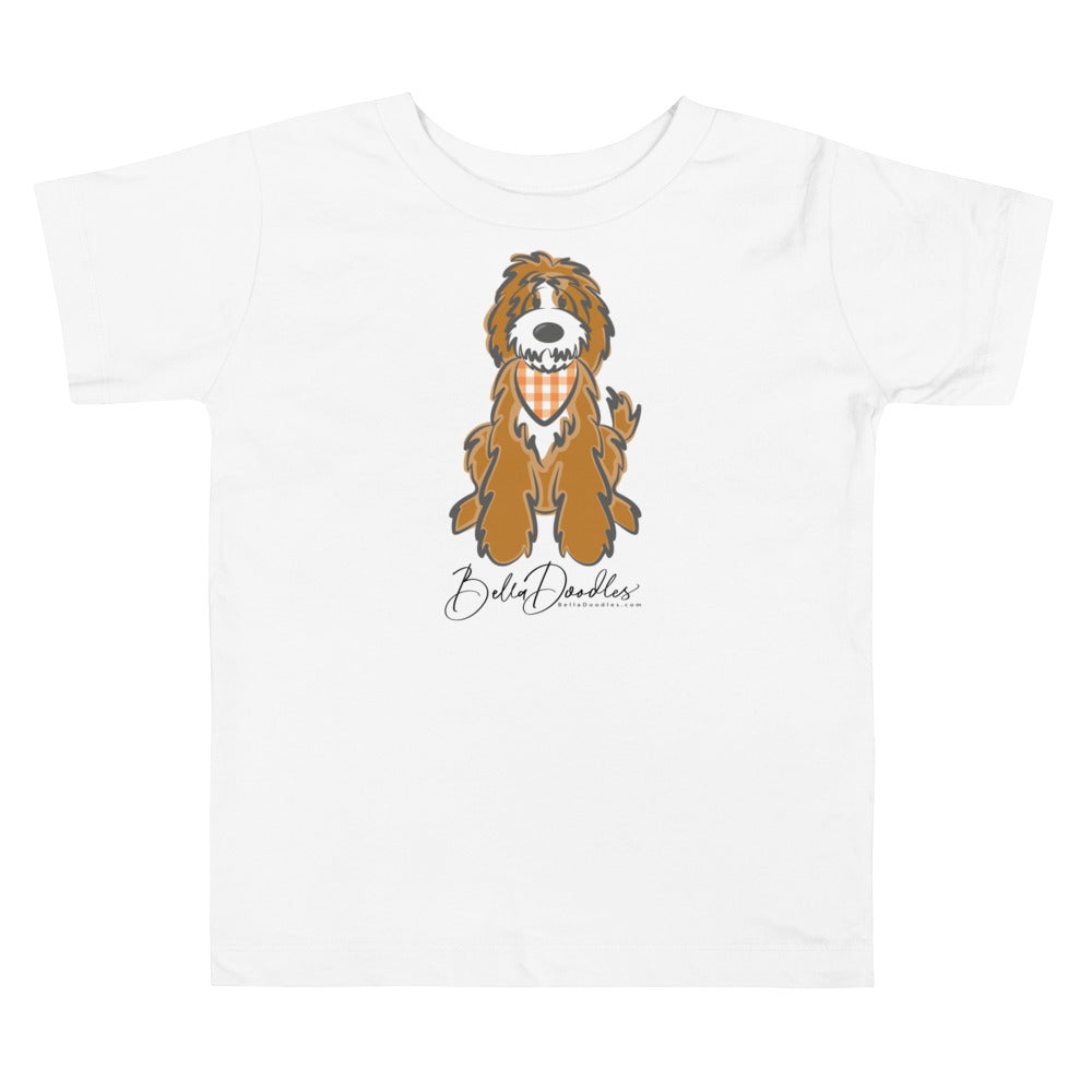 fall plaid bandana solid belladoodle fall toddler short sleeve tee