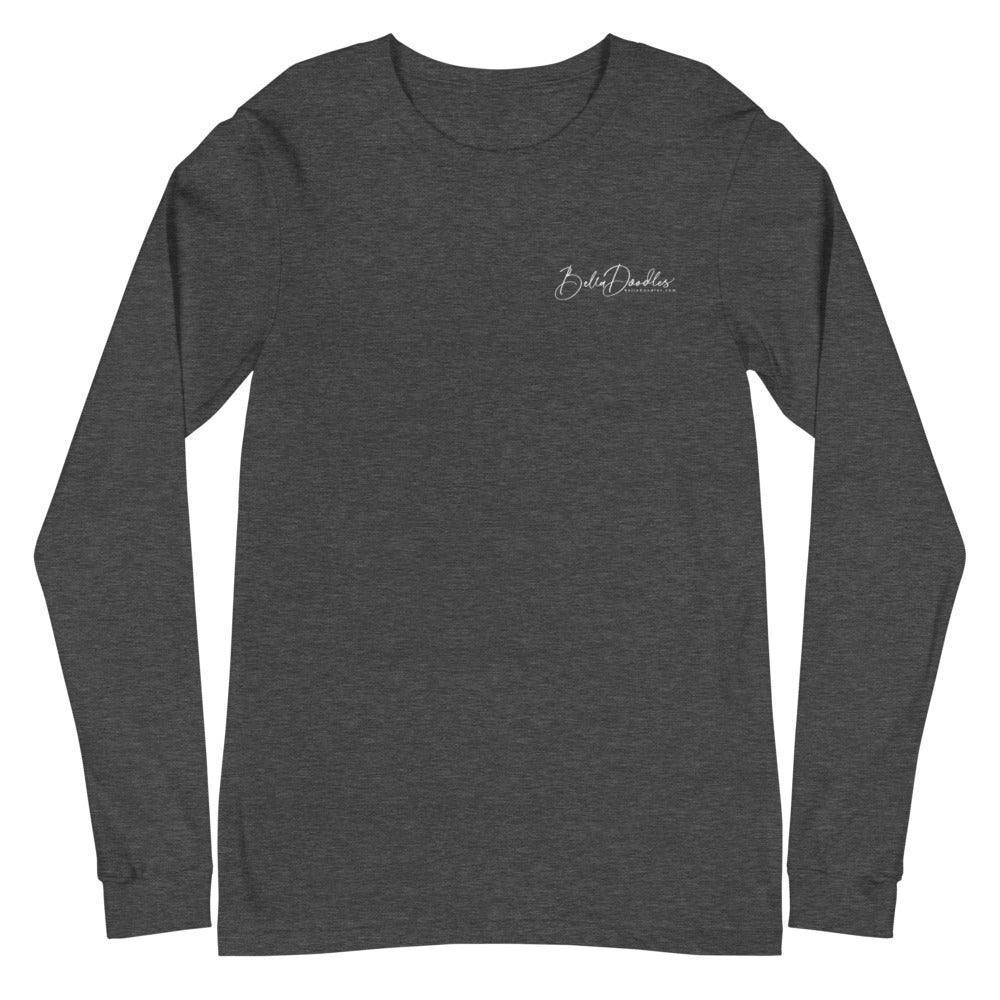fall plaid tuxedo unisex long sleeve fall tee