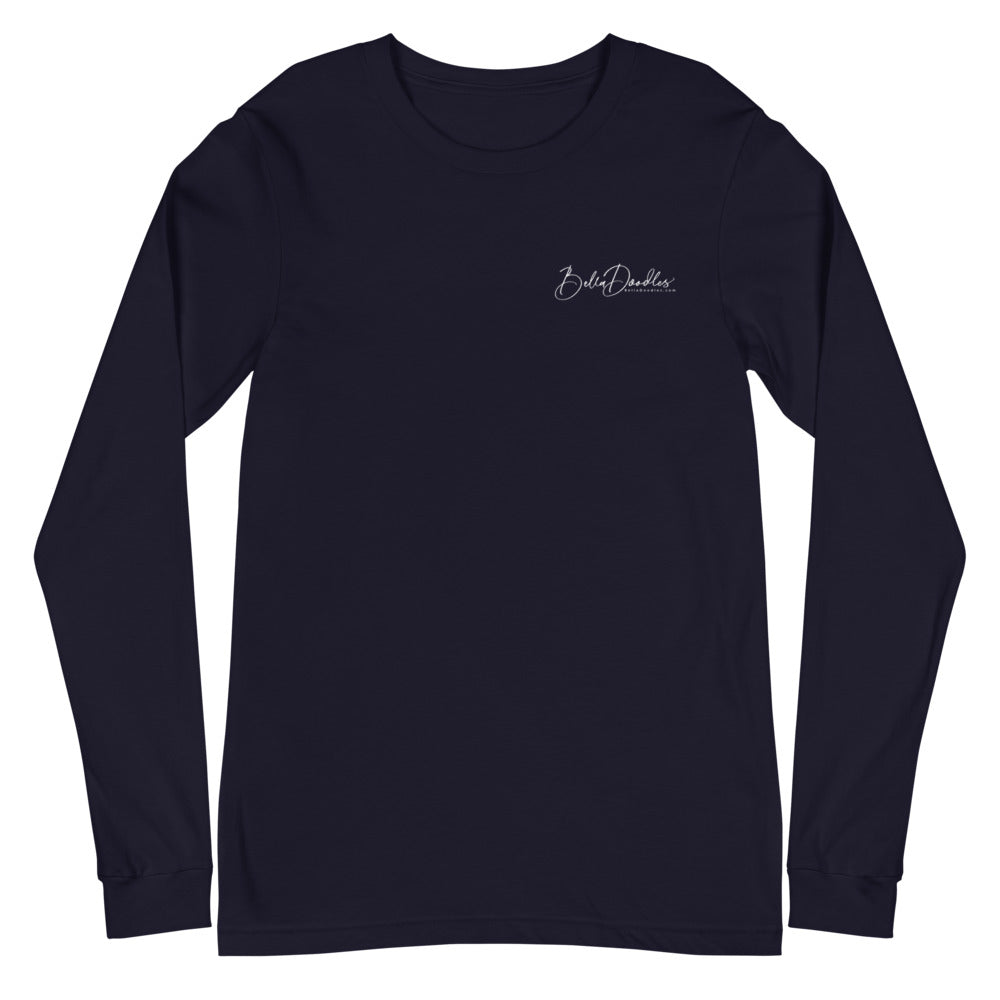 fall plaid tuxedo unisex long sleeve fall tee