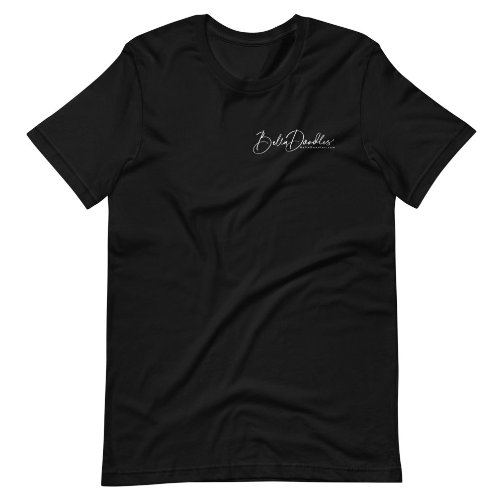 patriotic solid doodle with sunglasses short-sleeve unisex t-shirt