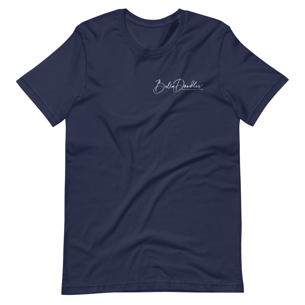 patriotic solid doodle with sunglasses short-sleeve unisex t-shirt