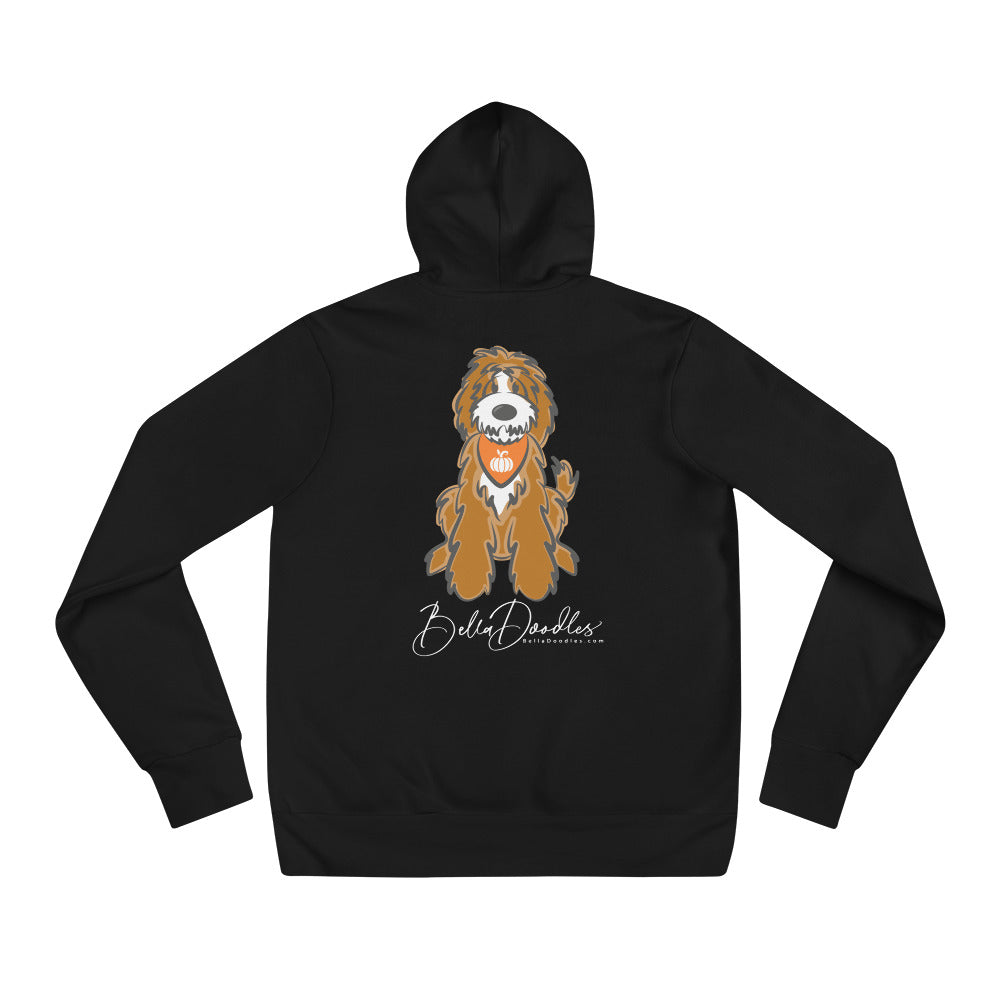 fall pumpkin bandana belladoodle unisex fall hoodie