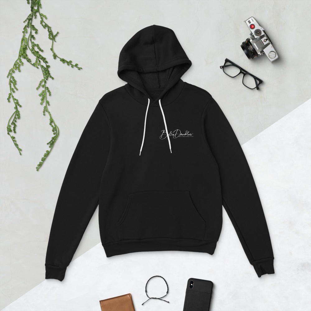 patriotic solid doodle with headband unisex hoodie