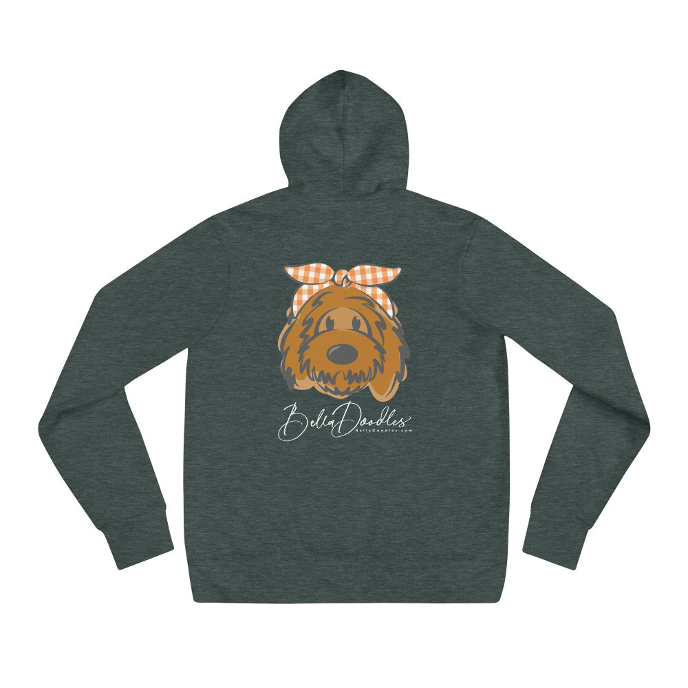 fall plaid headband belladoodle unisex fall hoodie