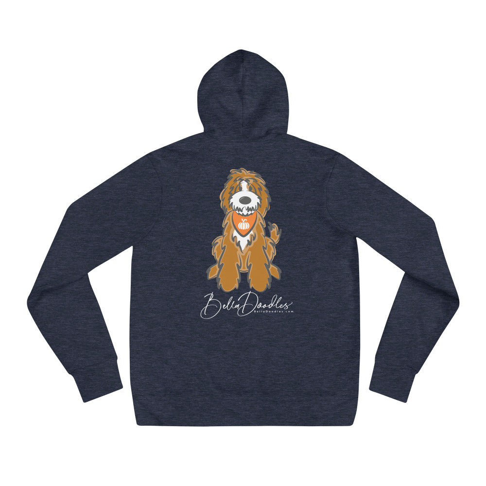 fall pumpkin bandana belladoodle unisex fall hoodie