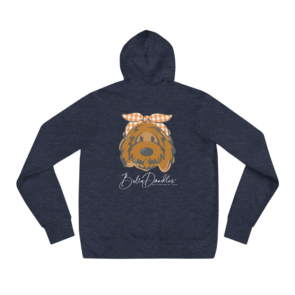 fall plaid headband belladoodle unisex fall hoodie