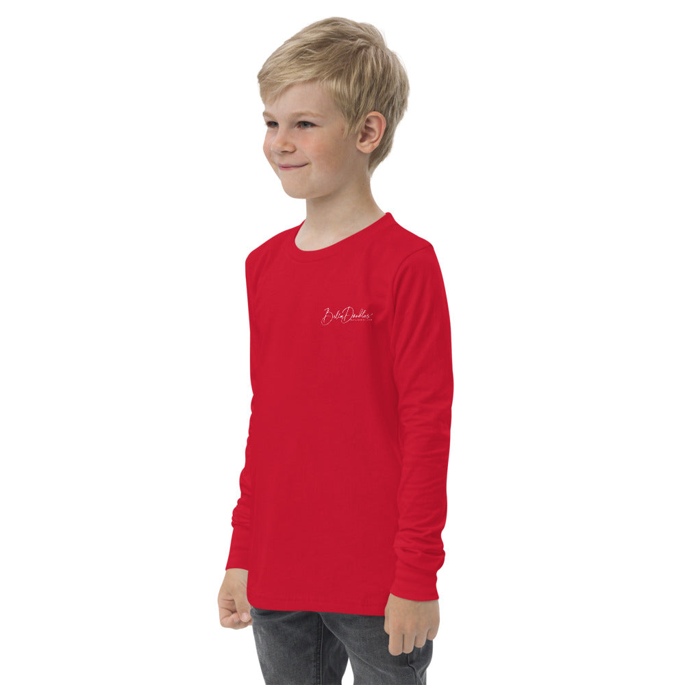 plaid bandana belladoodle fall youth long sleeve fall tee
