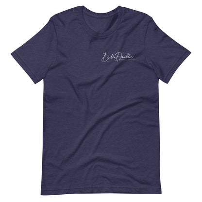 Patriotic Solid Doodle with Sunglasses Short-Sleeve Unisex T-Shirt